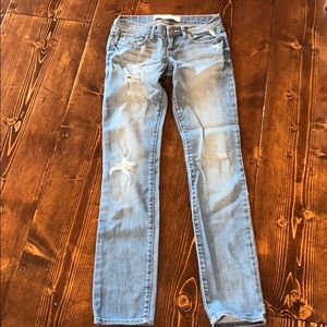 Abercrombie & Fitch distressed jeans
